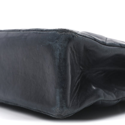 Chanel Lambskin Quilted Shopping Tote Black 10 of 10