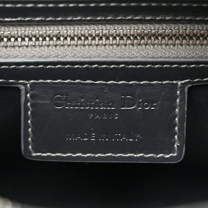 Christian Dior Metallic Patent Micro-Cannage Medium Lady Dior Silver 6 of 20