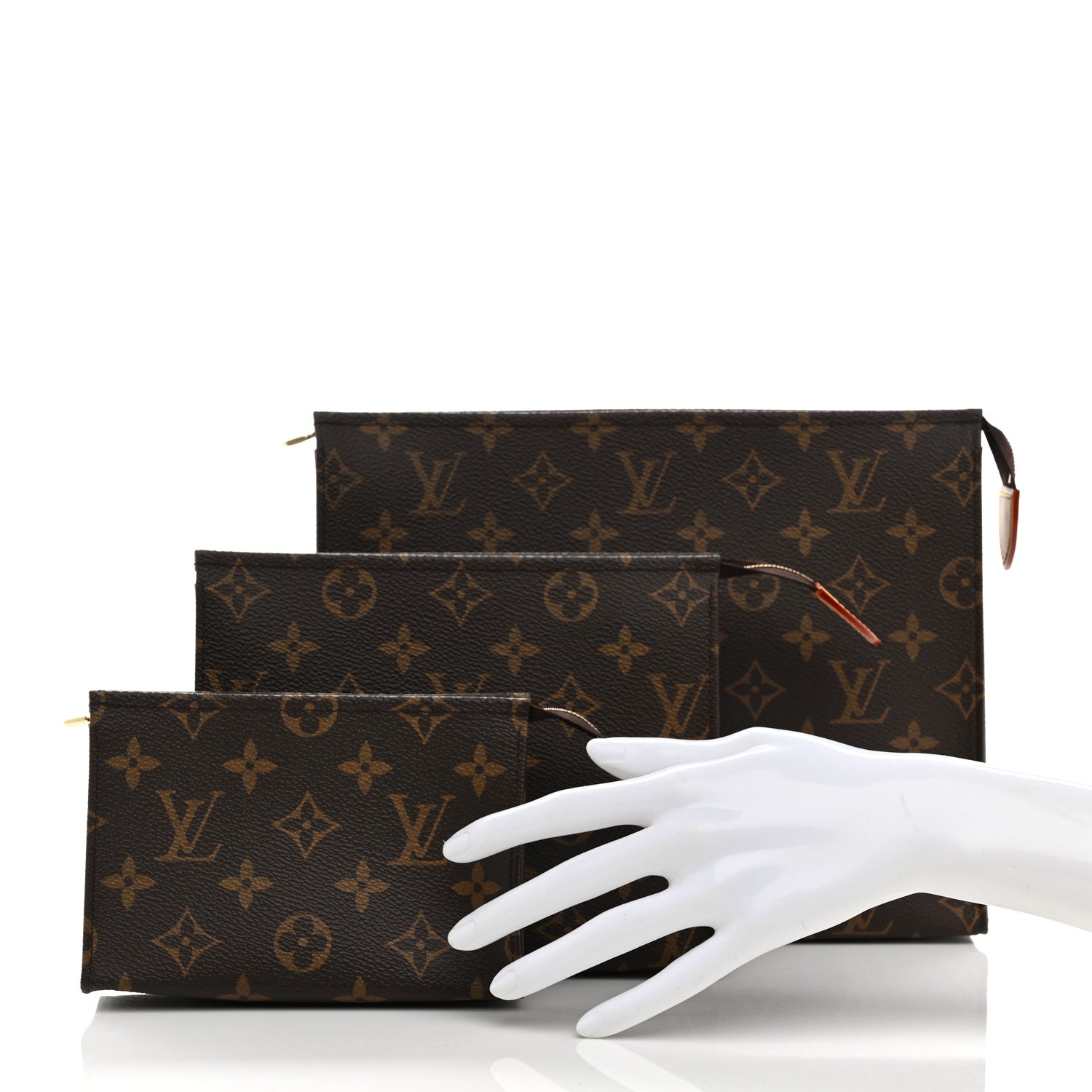 Louis Vuitton Monogram Trio Toilet Pouch Set 2 of 10