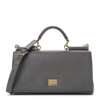 Dolce & Gabbana Dauphine Miss Sicily East West Shoulder Bag Grey 1 of 10