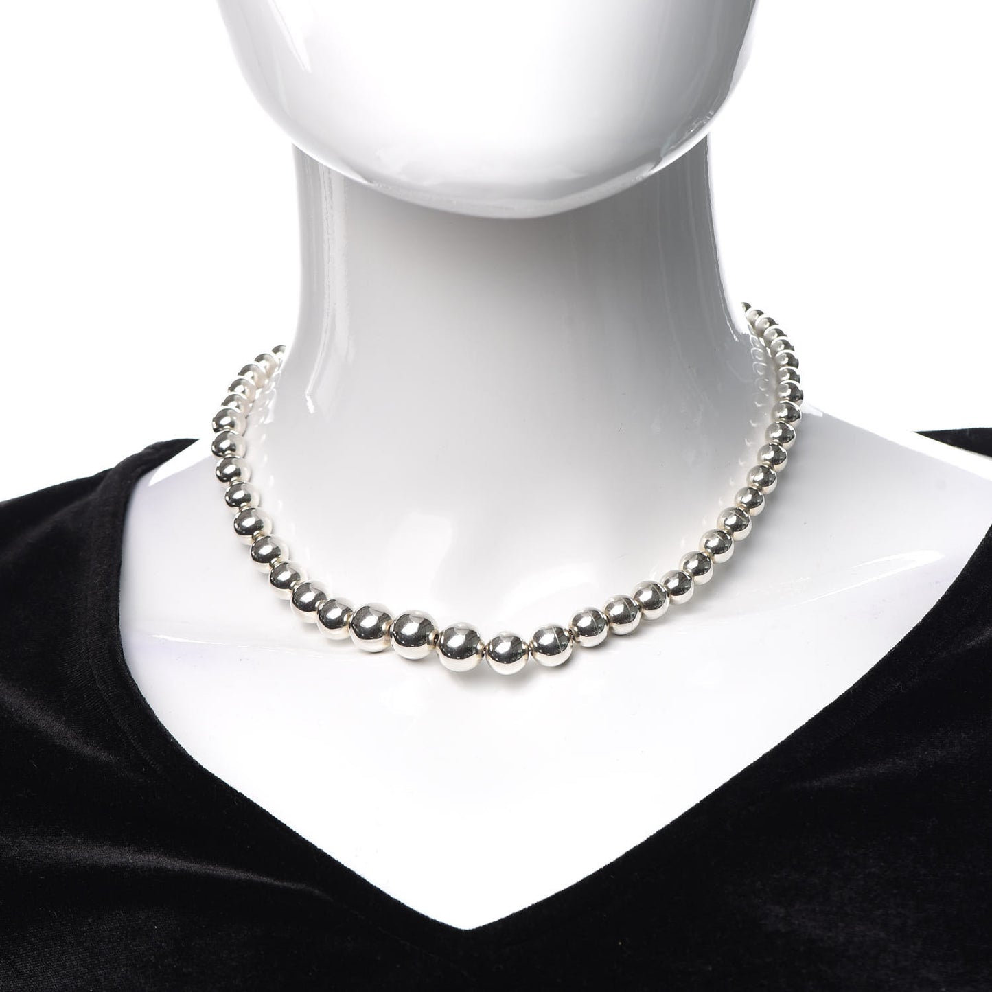Sterling Silver HardWear Graduated Ball Necklace