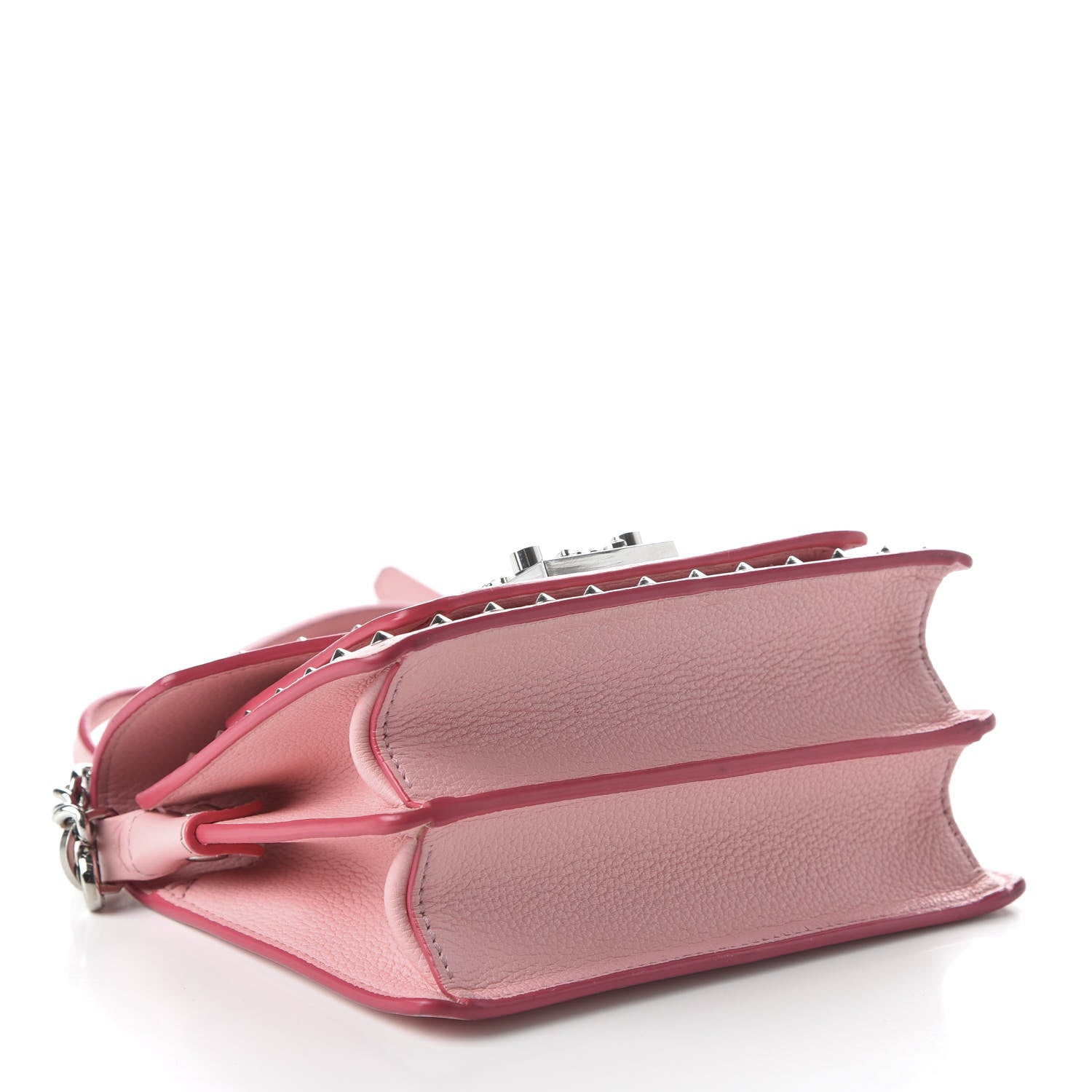 MCM Calfskin Studded Mini Patricia Crossbody Bag Pink Blush 6 of 25