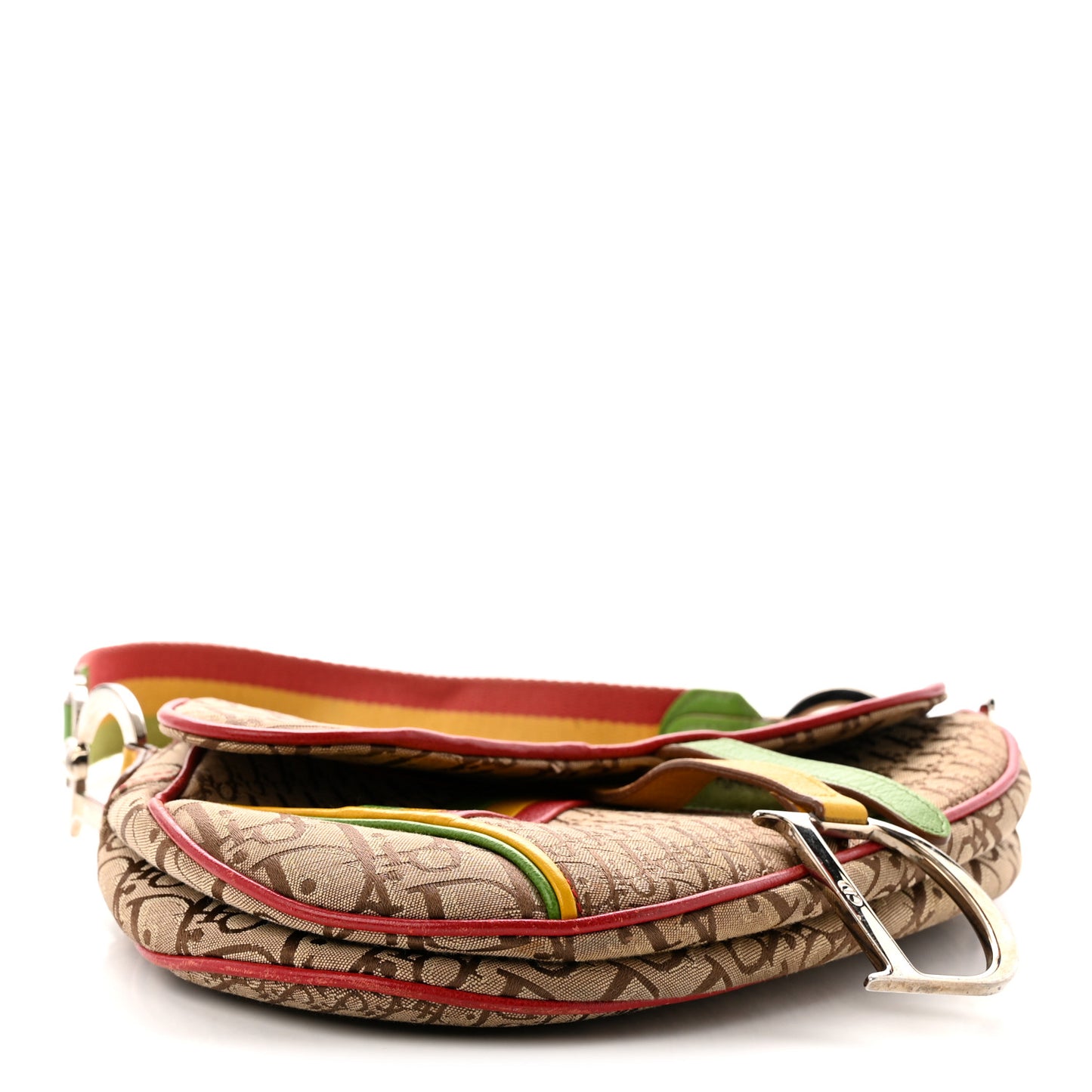 Monogram Rasta Saddle Bag Beige