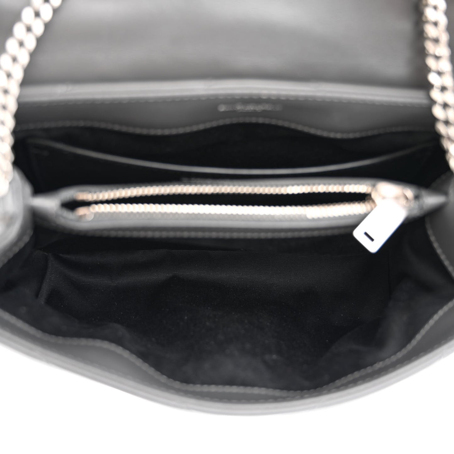 Calfskin Y Quilted Monogram Small Loulou Chain Satchel Storm