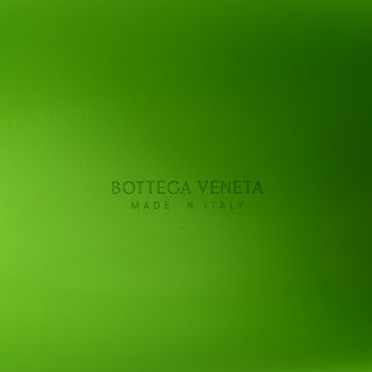 Bottega Veneta Rubberized Canvas Punch Tote Acid Green 5 of 10