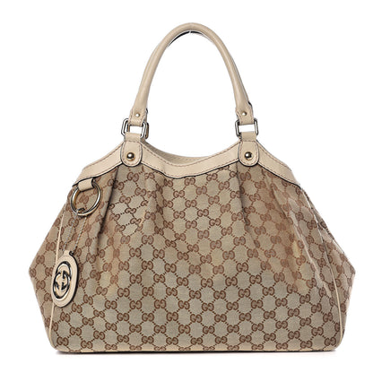 Gucci Monogram Medium Sukey Tote Off White 1 of 14