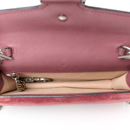 Gucci GG Supreme Monogram Blooms Super Mini Dionysus Shoulder Bag Beige Multicolor Dry Rose 5 of 10