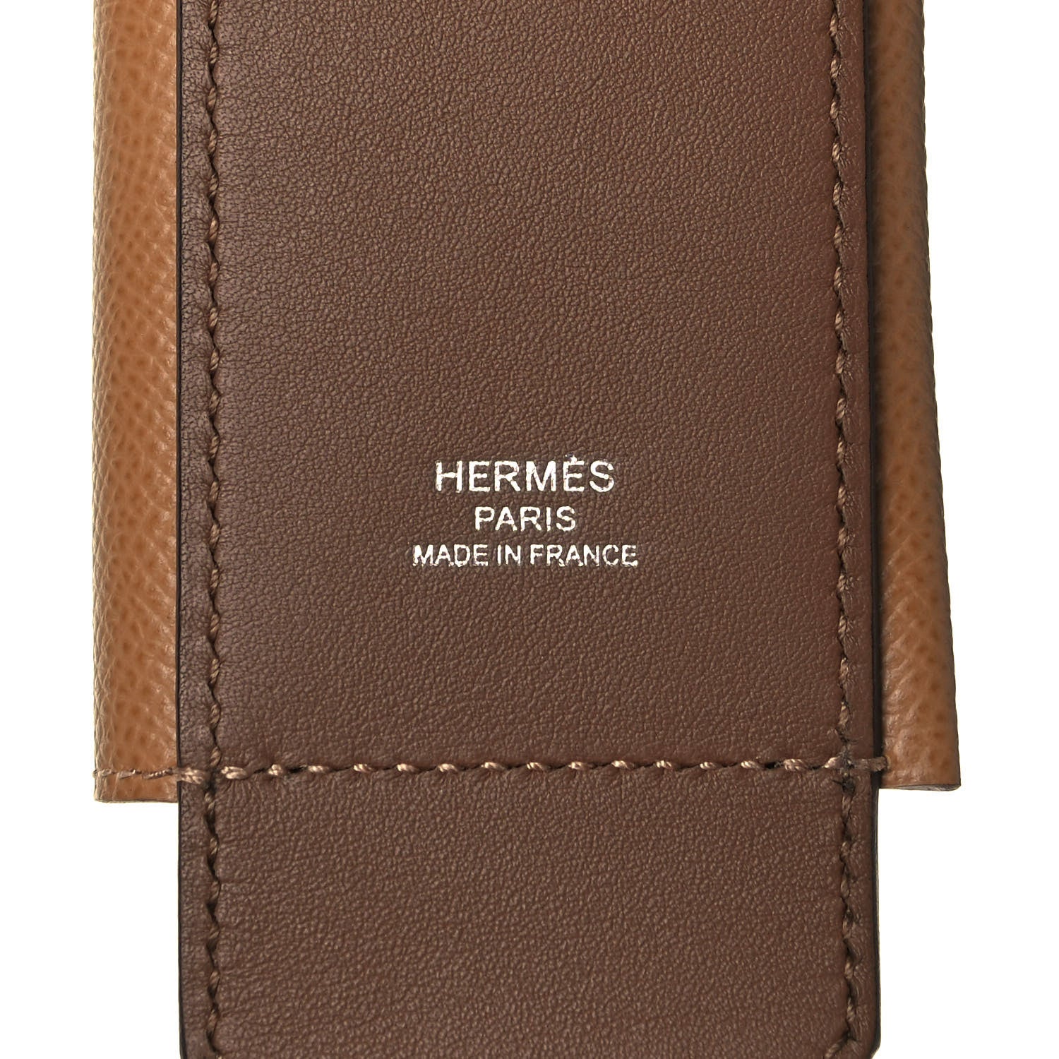 Hermes Swift Epsom Pocket Kelly Shoulder Strap Alezan Biscuit 3 of 4