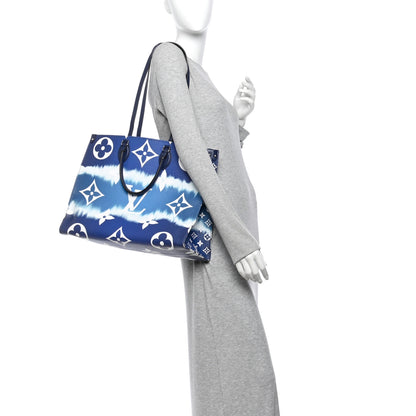 Louis Vuitton Monogram Escale Onthego GM Blue 2 of 11