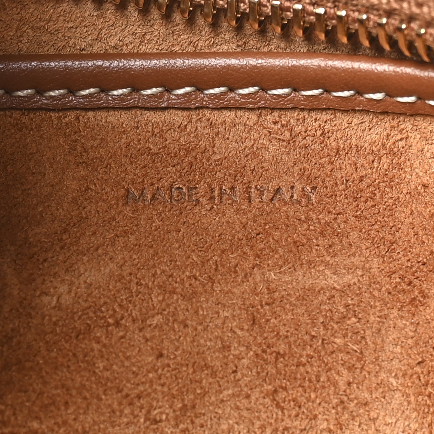Smooth Calfskin Medium Strap Ava Triomphe Shoulder Bag Tan