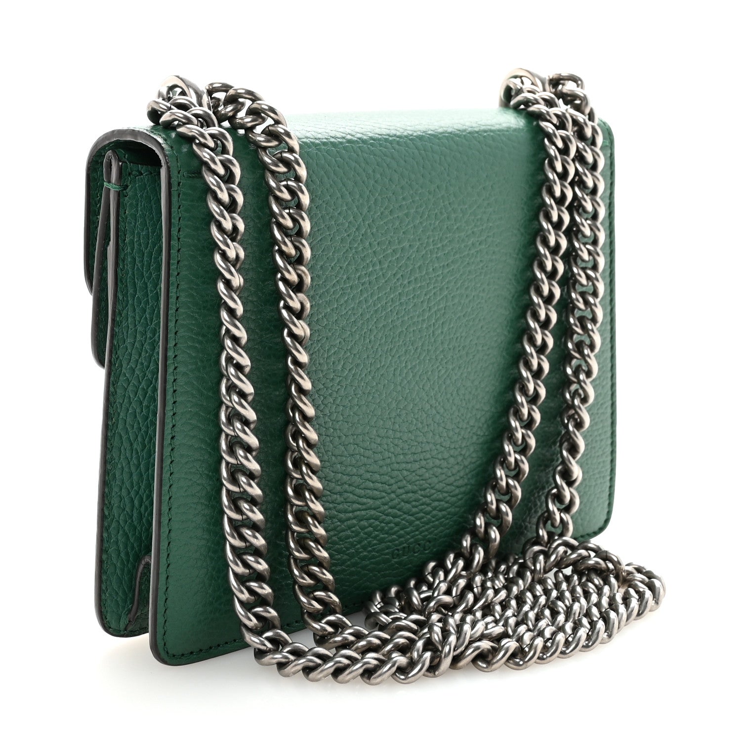 Gucci Calfskin Mini Dionysus Shoulder Bag Emerald 3 of 10