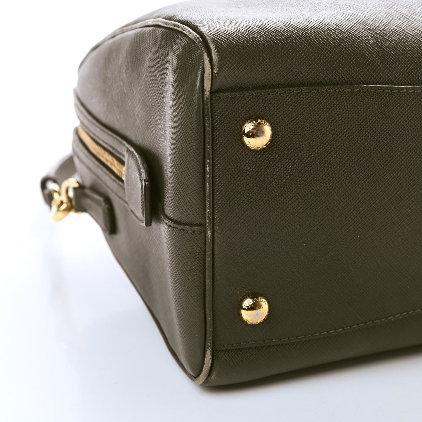 Saffiano Lux Bowler Militare