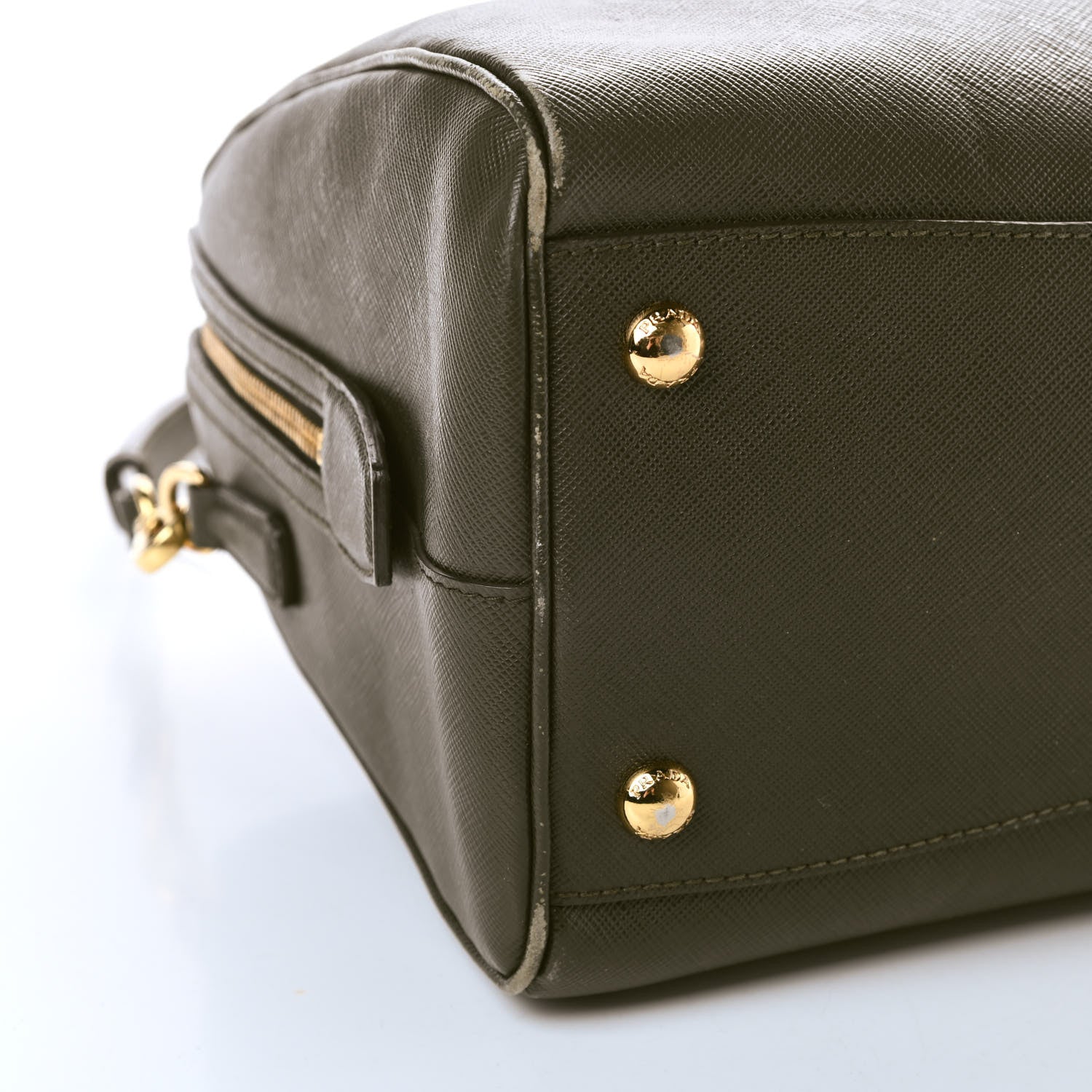 Prada Saffiano Lux Bowler Militare 14 of 19