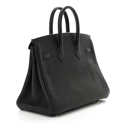 Hermes Togo Birkin 25 Black 3 of 10