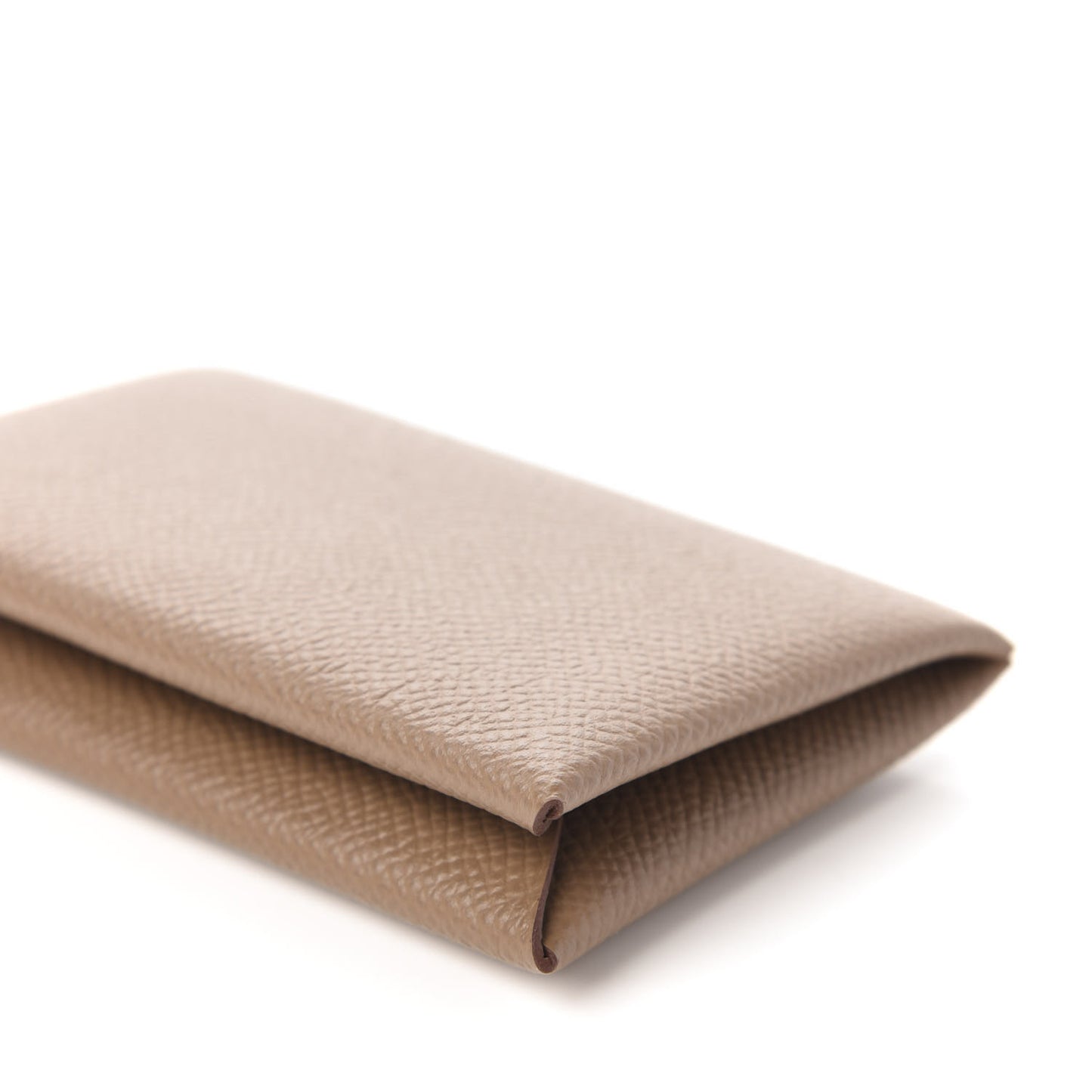 Epsom Calvi Card Case Etoupe