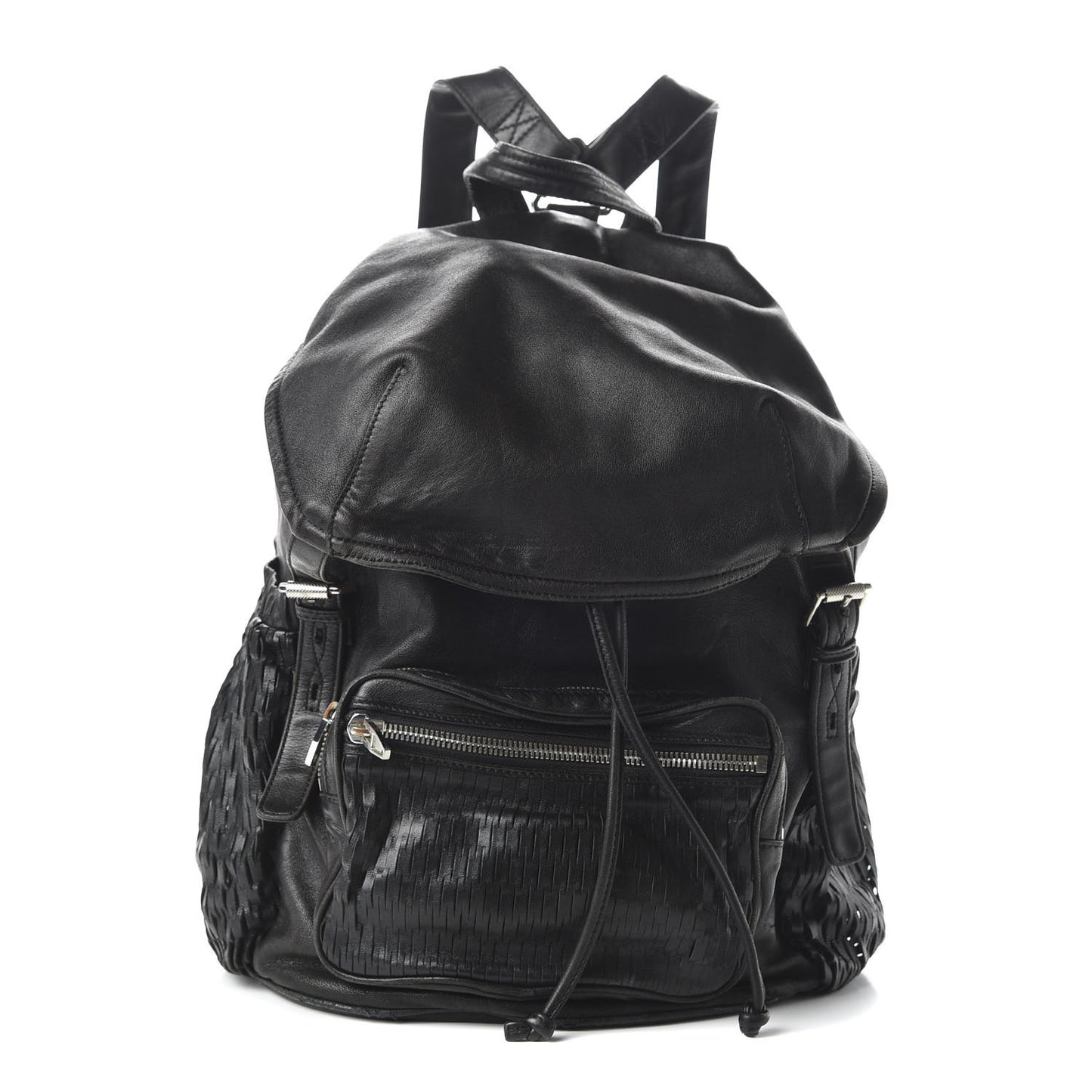 Lambskin Backpack Bag Black