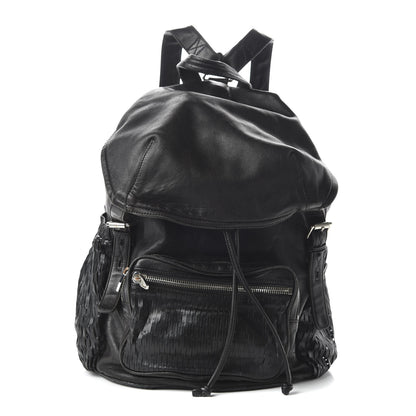 Alexander Wang Lambskin Backpack Bag Black 1 of 9
