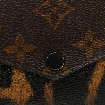Louis Vuitton Monogram Animal Print Pochette Felicie Chain Wallet 12 of 19