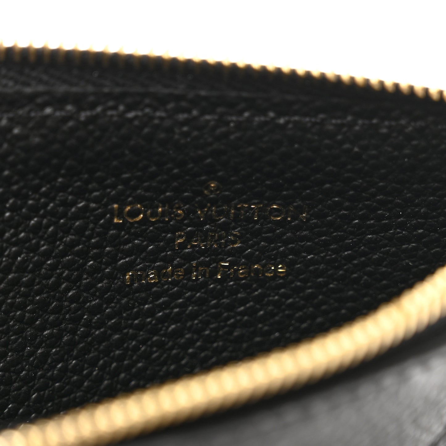 Empreinte Monogram Zipped Romy Card Holder Black