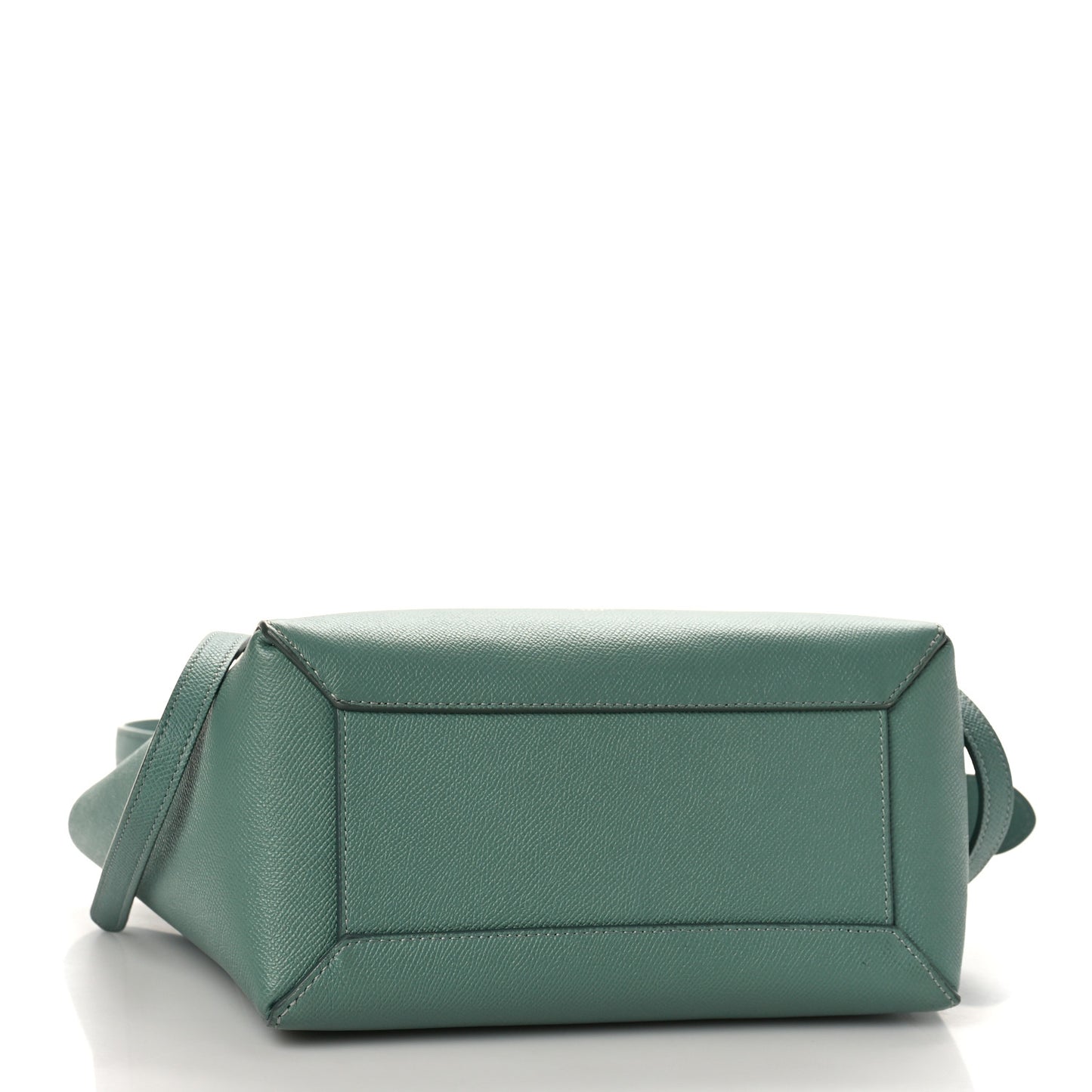 Grained Calfskin Micro Belt Bag Celadon