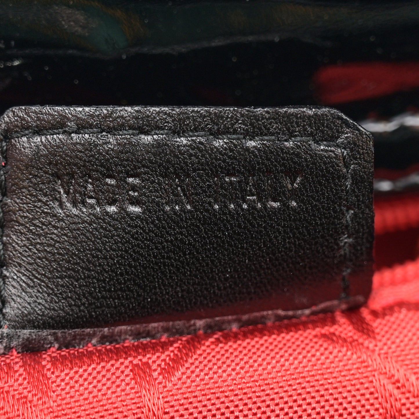 Patent Cannage Mini Lady Dior Black