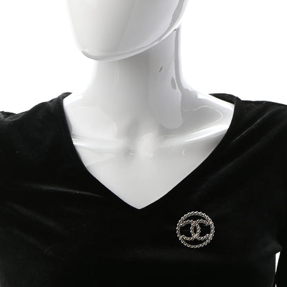 Chanel Metal Bead CC Round Brooch Gold 2 of 5