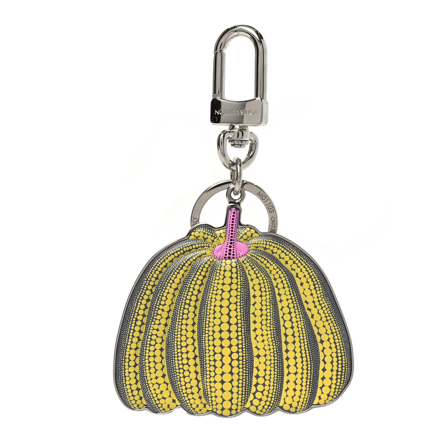 Louis Vuitton キーホルダー Louis Vuitton LV X YK Pumpkin Key Holder Bag Charm Yellow 1794989