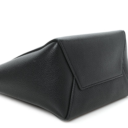 Celine Soft Grained Calfskin Small Sangle Bucket Bag Black 8 of 10