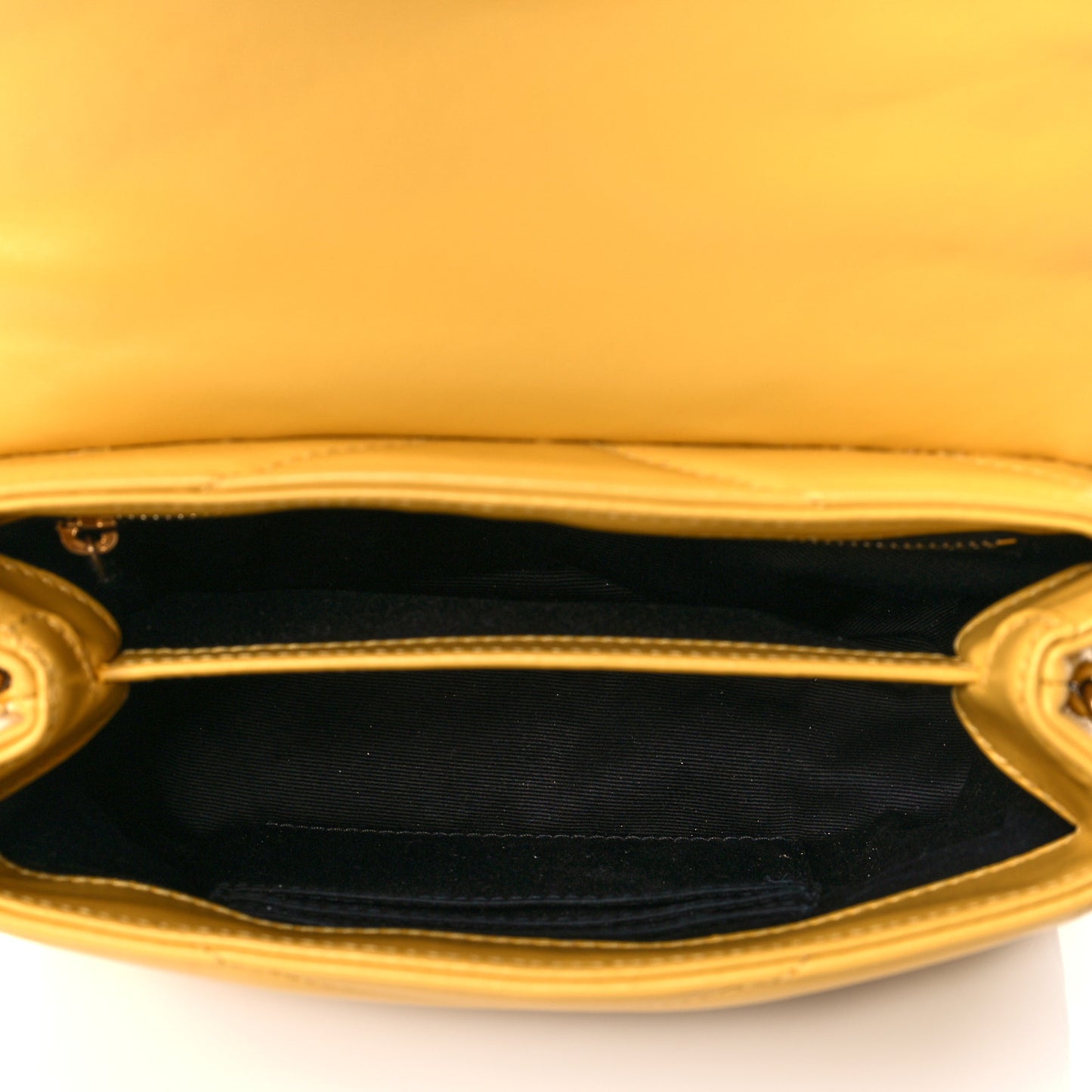 Calfskin Y Quilted Monogram Toy Loulou Crossbody Bag Sunflower