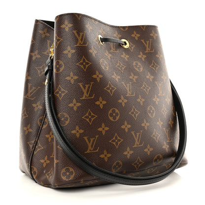 Louis Vuitton Monogram Neonoe MM Black 3 of 10