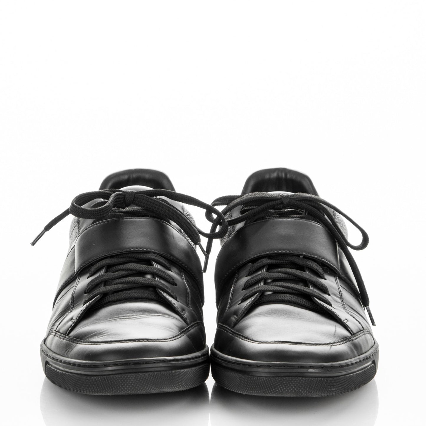 Calfskin Damier Graphite Cover Sneakers 10