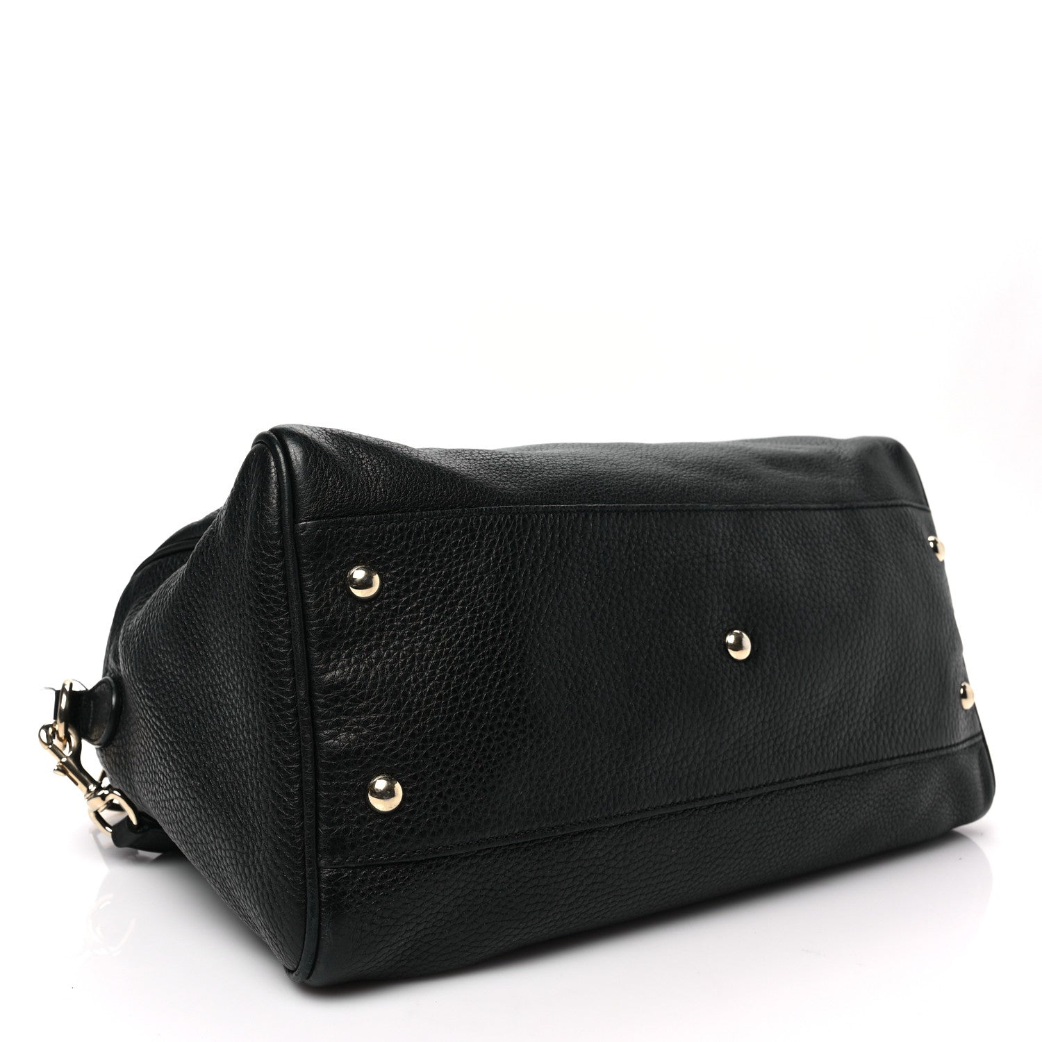 Gucci Calfskin Bamboo Medium Shopper Boston Black 4 of 11