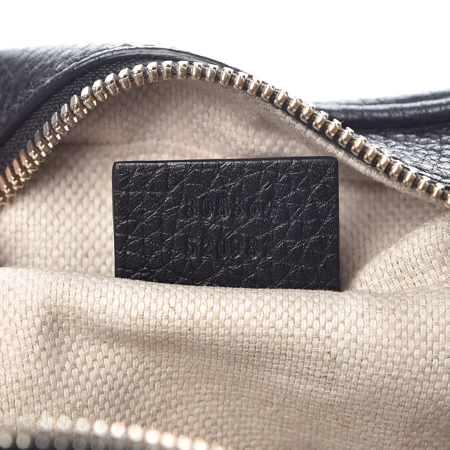 Gucci Pebbled Calfskin Small Soho Disco Bag Black 7 of 9