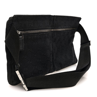 Gucci GG Monogram Double Pocket Belt Bag Black 3 of 11