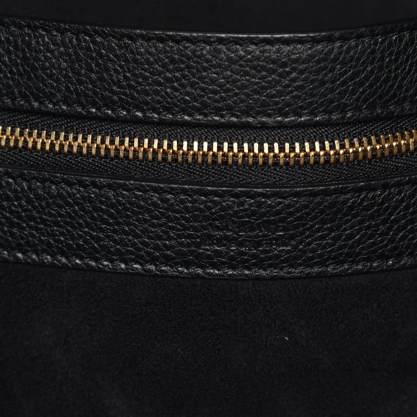 Soft Grained Calfskin Small Belt Cabas Phantom Black
