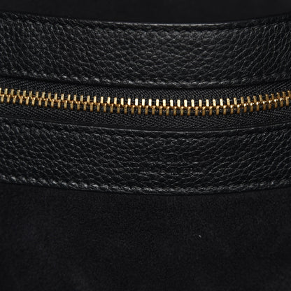 Celine Soft Grained Calfskin Small Belt Cabas Phantom Black 7 of 8