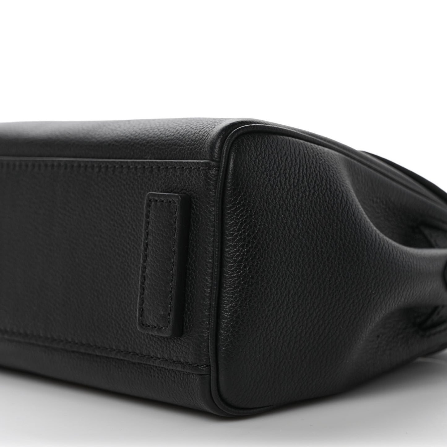 Grained Calfskin Small La Medusa Top Handle Bag Black