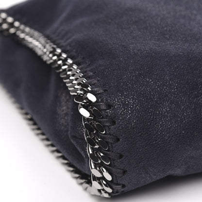 Stella McCartney Shaggy Deer Falabella Fold Over Tote Navy 8 of 9