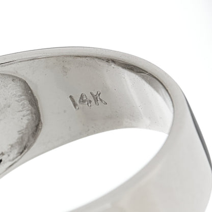 Parker & West by FASHIONPHILE 14K White Gold Diamond 1.71ctw Five Row Round Princess Cut Band Ring 54 7 9 of 9