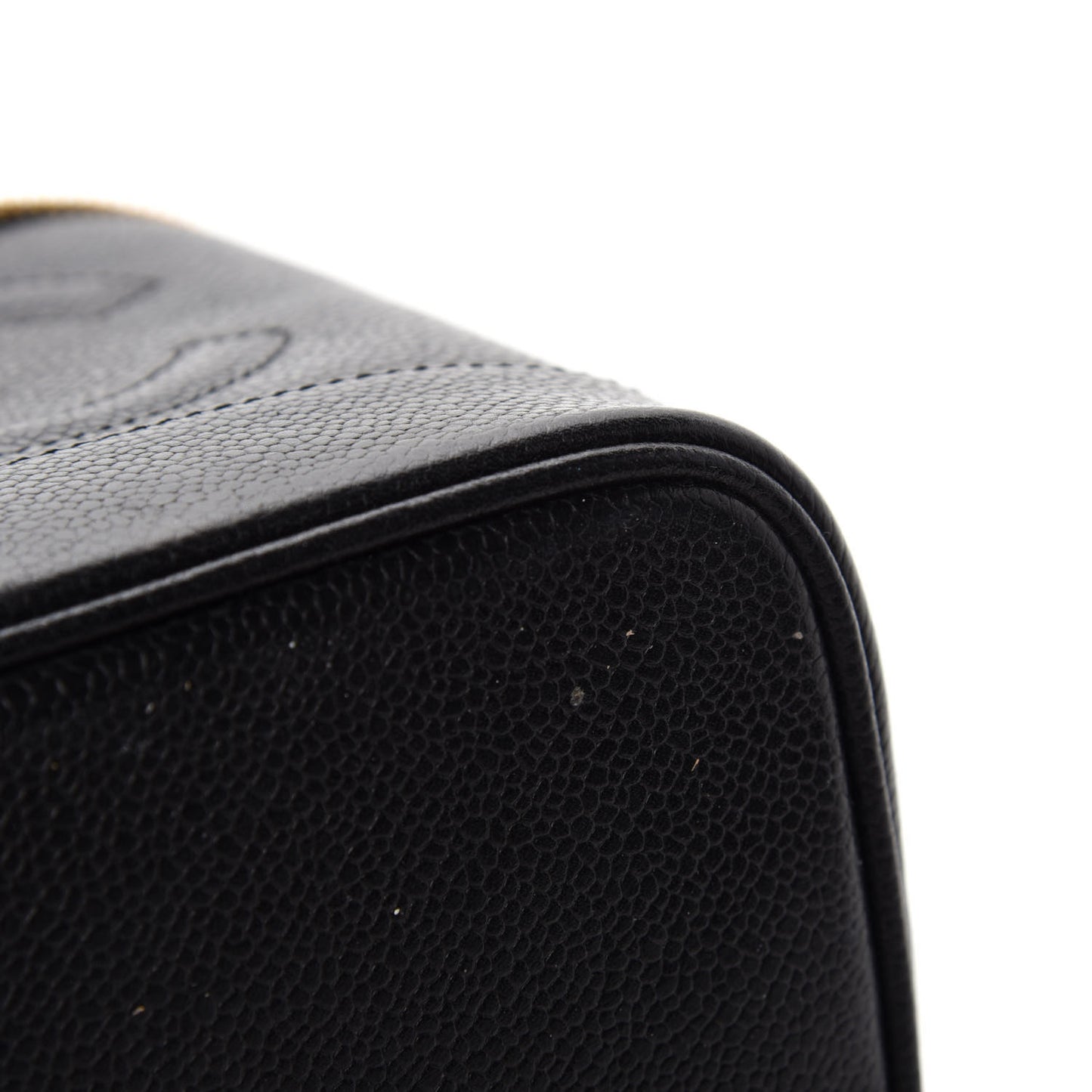 Caviar Cosmetic Vanity Bag Black