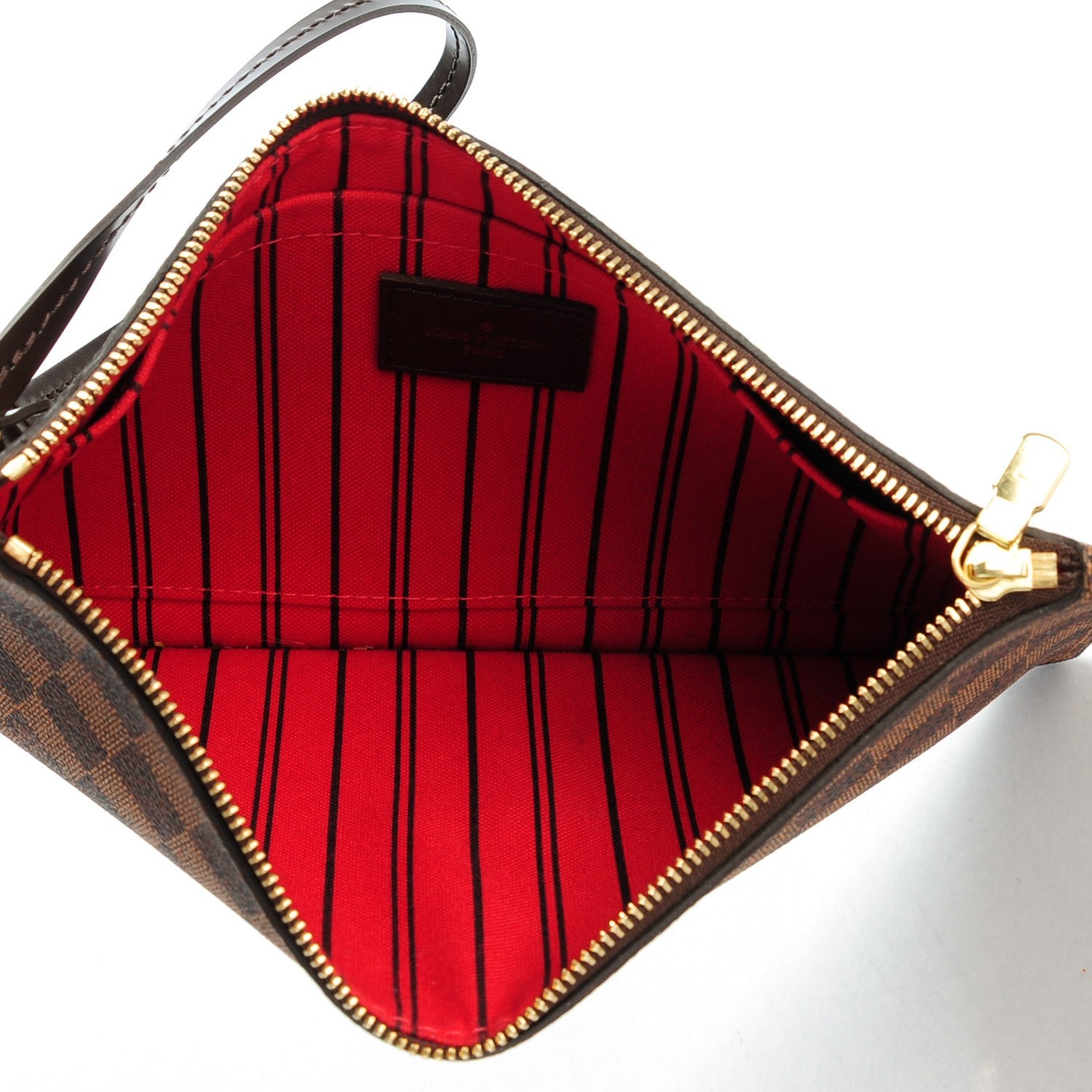 Louis Vuitton Damier Ebene Neverfull MM GM Pochette 5 of 7