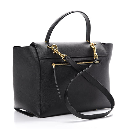 Celine Grained Calfskin Mini Belt Bag Black 2 of 11