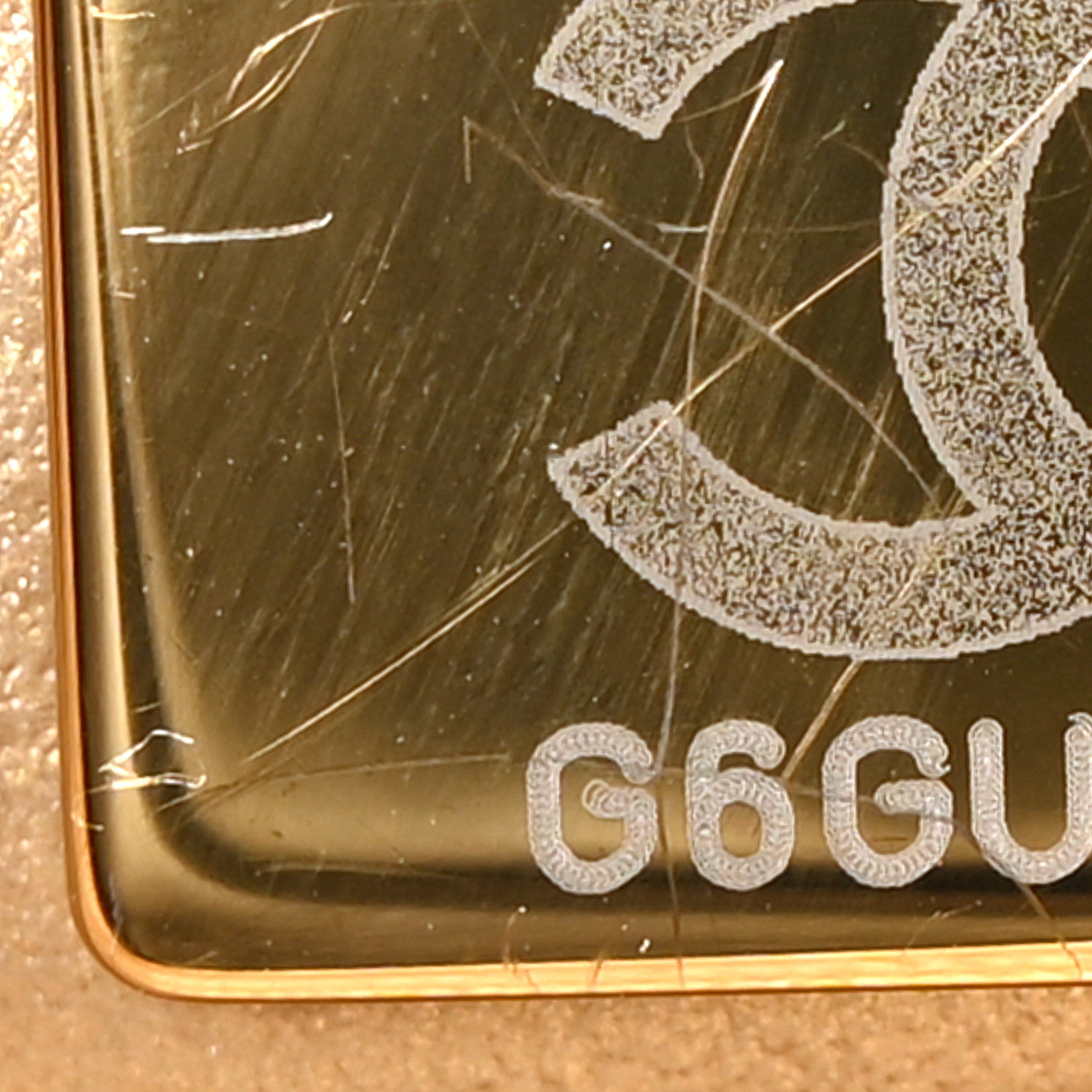 Shiny Lambskin Quilted Mini Pearl Logo Flap Black