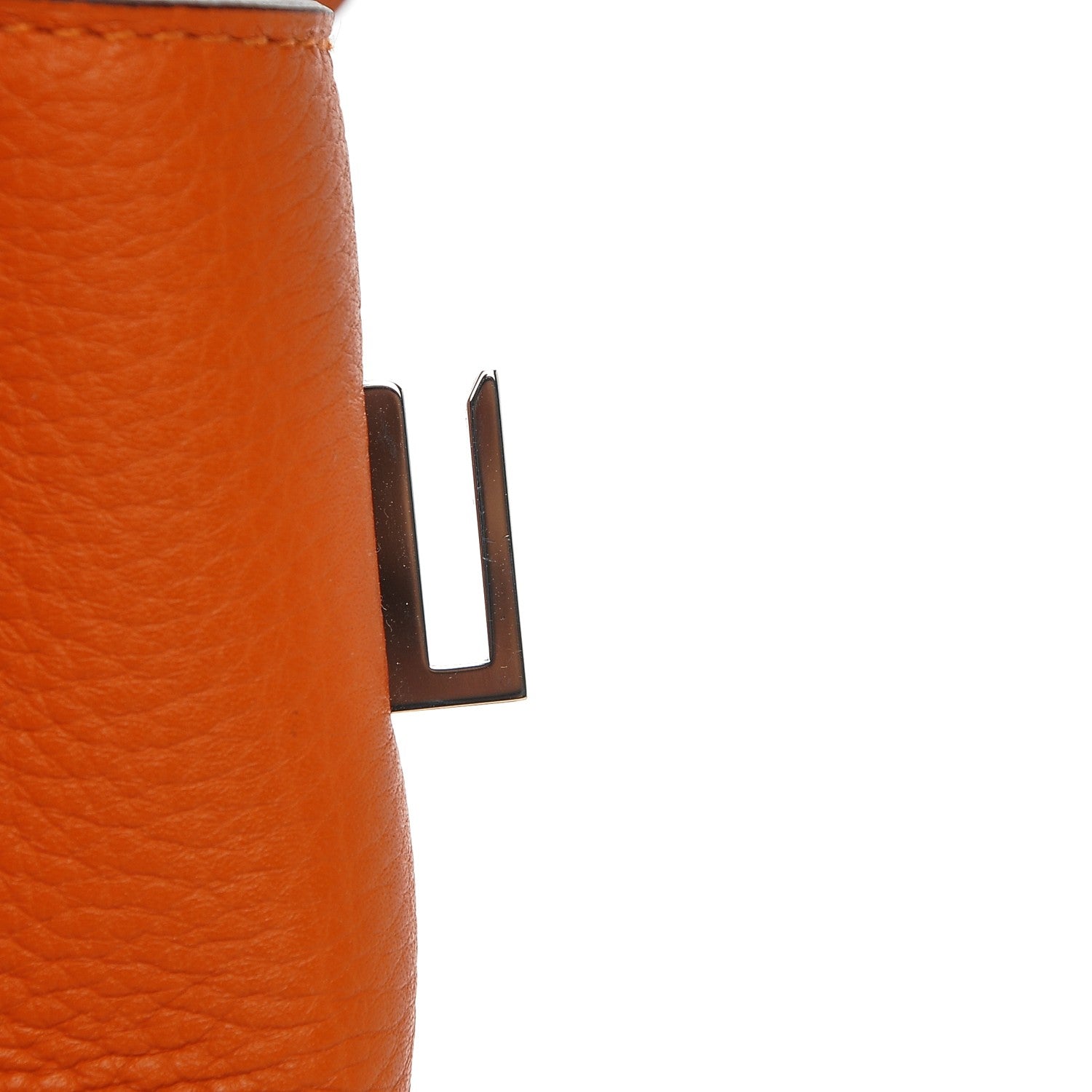 Hermes Taurillon Clemence Birkin 40 Orange 20 of 26