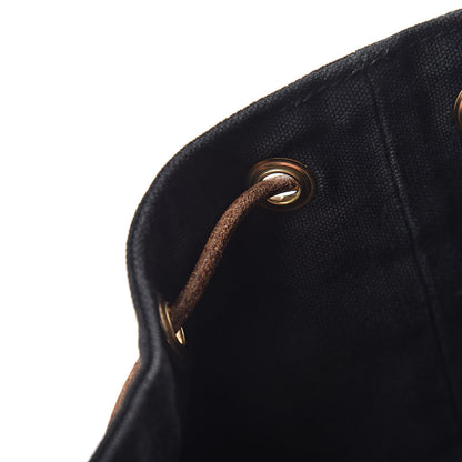 Hermes Toile Sac Polochon Black 10 of 12