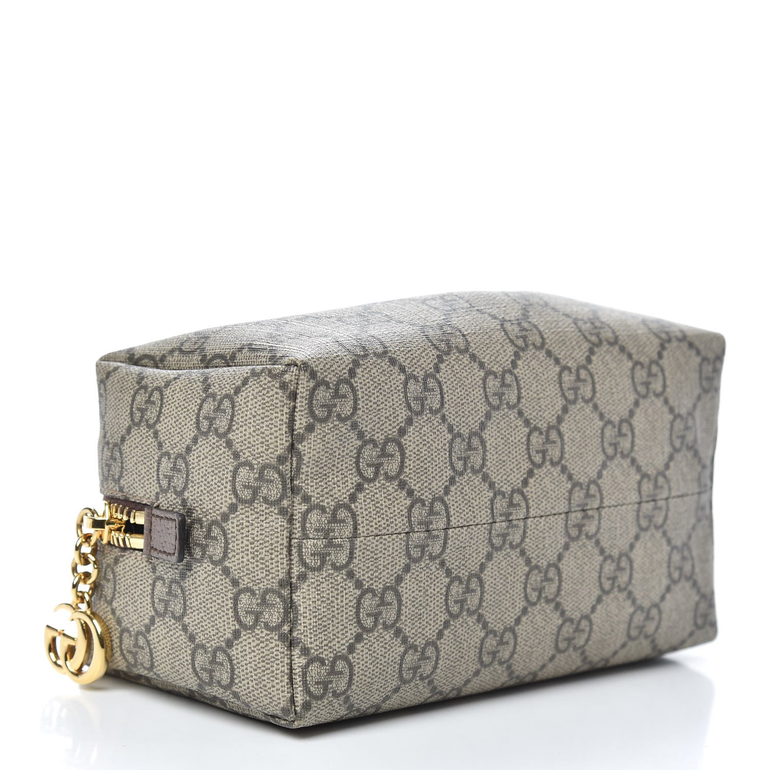 Gucci Soft GG Supreme Monogram Calfskin Medium Ophidia Cosmetic Case Beige Ebony New Acero 4 of 10