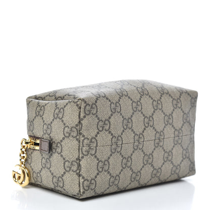 Gucci Soft GG Supreme Monogram Calfskin Medium Ophidia Cosmetic Case Beige Ebony New Acero 4 of 10