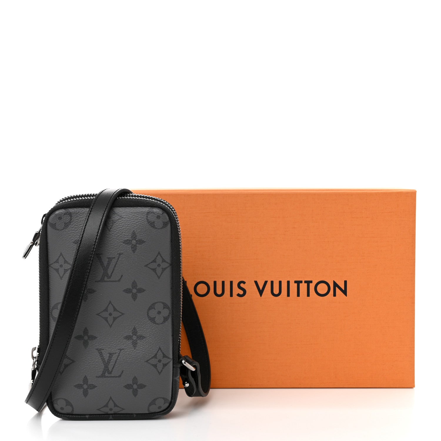 Louis Vuitton Monogram Eclipse Reverse Double Phone Pouch 11 of 11