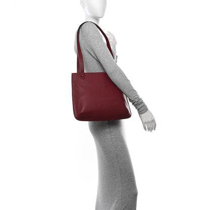 Chanel Caviar Shoulder Bag Burgundy 2 of 13