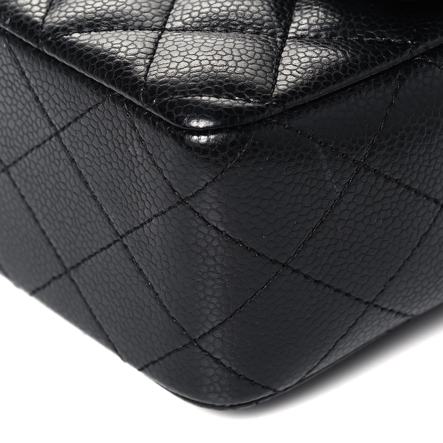 Chanel Caviar Quilted Mini Rectangular Flap Black 5 of 8
